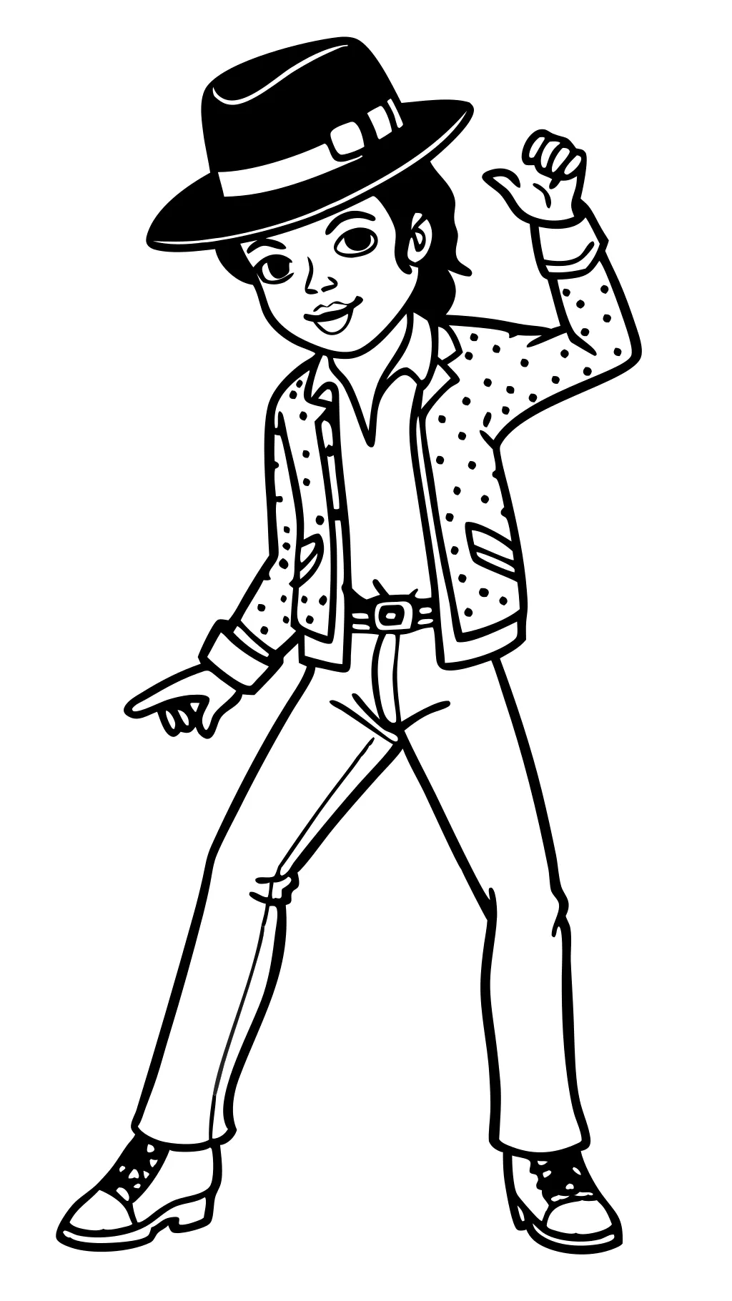 michael jackson coloring pages